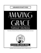 Amazing Grace SATB choral sheet music cover